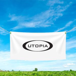 Utopia DB20 Matt Double Sided Smooth White Blockout Banner